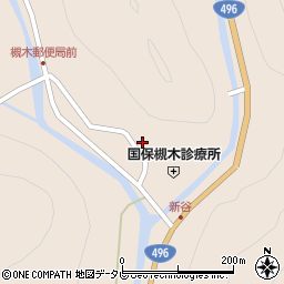 大分県中津市山国町槻木1059周辺の地図