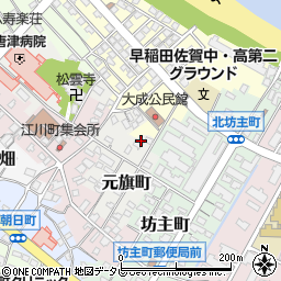 佐賀県唐津市元旗町601周辺の地図