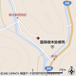 大分県中津市山国町槻木1053周辺の地図