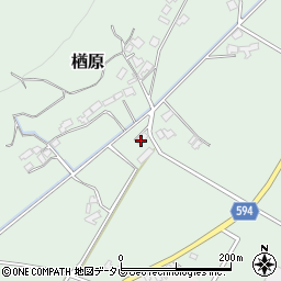 福岡県朝倉市楢原415-2周辺の地図