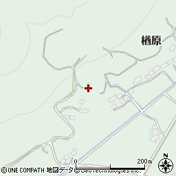 福岡県朝倉市楢原671周辺の地図