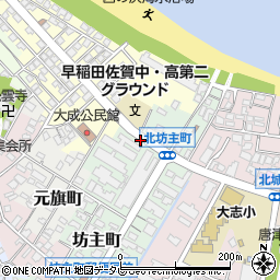 唐津総合庁舎前周辺の地図