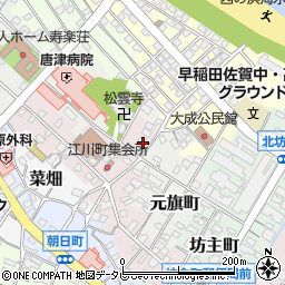 佐賀県唐津市江川町661周辺の地図