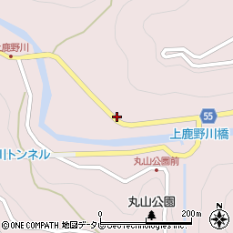 愛媛県大洲市肱川町山鳥坂337周辺の地図