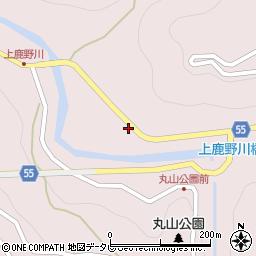 愛媛県大洲市肱川町山鳥坂237周辺の地図