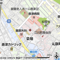 佐賀県唐津市江川町708周辺の地図