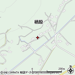 福岡県朝倉市楢原398周辺の地図