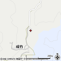 福岡県那珂川市成竹21周辺の地図
