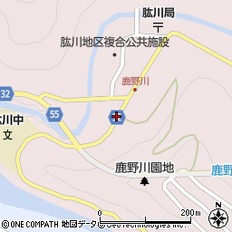 愛媛県大洲市肱川町山鳥坂29周辺の地図