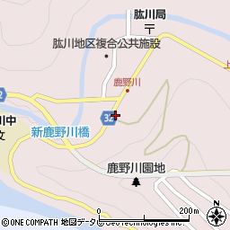 愛媛県大洲市肱川町山鳥坂26周辺の地図