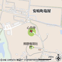 心月寺周辺の地図