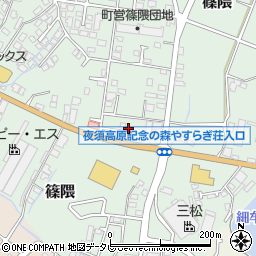 福岡県朝倉郡筑前町篠隈189-9周辺の地図