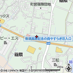 福岡県朝倉郡筑前町篠隈189周辺の地図