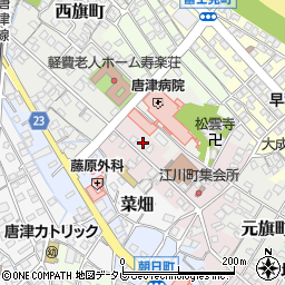 佐賀県唐津市江川町711周辺の地図