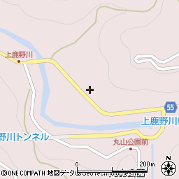 愛媛県大洲市肱川町山鳥坂333周辺の地図