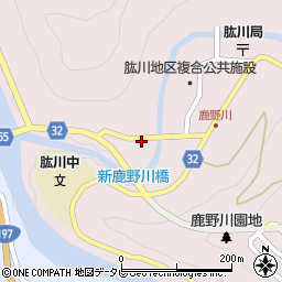 愛媛県大洲市肱川町山鳥坂300周辺の地図