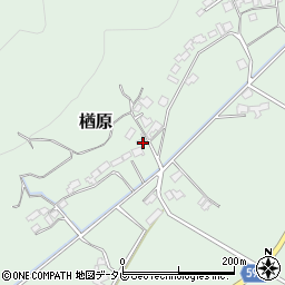 福岡県朝倉市楢原742周辺の地図