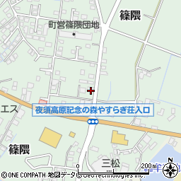 福岡県朝倉郡筑前町篠隈207周辺の地図