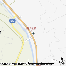 大分県中津市本耶馬渓町折元1268周辺の地図