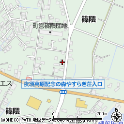 福岡県朝倉郡筑前町篠隈214周辺の地図
