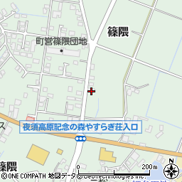 福岡県朝倉郡筑前町篠隈210周辺の地図