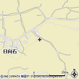 福岡県朝倉市日向石384周辺の地図