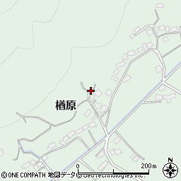 福岡県朝倉市楢原394周辺の地図