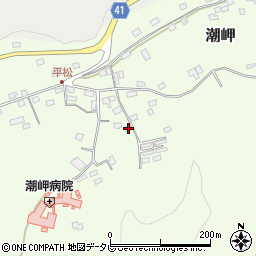 和歌山県東牟婁郡串本町潮岬442周辺の地図