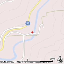 愛媛県大洲市肱川町山鳥坂1003周辺の地図