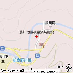 愛媛県大洲市肱川町山鳥坂73周辺の地図