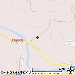 愛媛県大洲市肱川町山鳥坂312周辺の地図