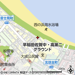 佐賀県唐津市富士見町周辺の地図