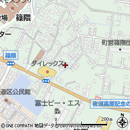 福岡県朝倉郡筑前町篠隈299周辺の地図