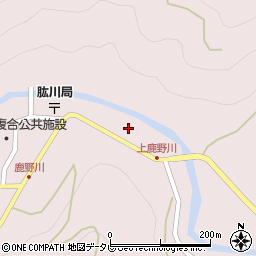 愛媛県大洲市肱川町山鳥坂118周辺の地図