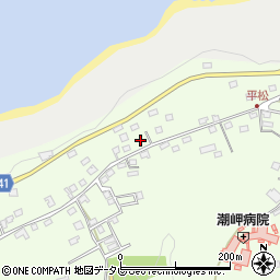 和歌山県東牟婁郡串本町潮岬3649周辺の地図