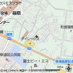 福岡県朝倉郡筑前町篠隈297周辺の地図