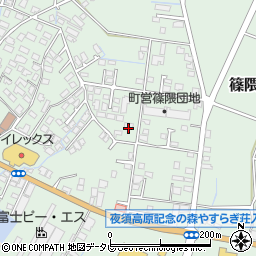 福岡県朝倉郡筑前町篠隈224周辺の地図