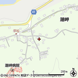 和歌山県東牟婁郡串本町潮岬464周辺の地図