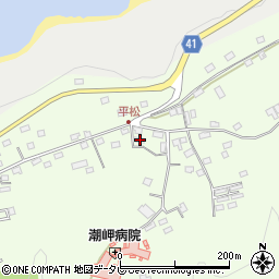 和歌山県東牟婁郡串本町潮岬386周辺の地図