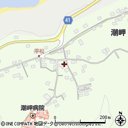 和歌山県東牟婁郡串本町潮岬389周辺の地図