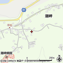 和歌山県東牟婁郡串本町潮岬465周辺の地図