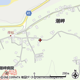 和歌山県東牟婁郡串本町潮岬466周辺の地図