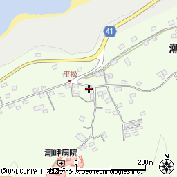 和歌山県東牟婁郡串本町潮岬387周辺の地図