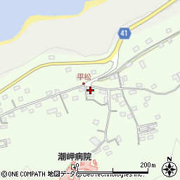 和歌山県東牟婁郡串本町潮岬385周辺の地図