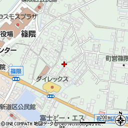 福岡県朝倉郡筑前町篠隈288周辺の地図
