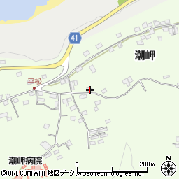 和歌山県東牟婁郡串本町潮岬319周辺の地図