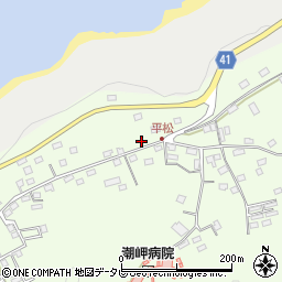 和歌山県東牟婁郡串本町潮岬3688周辺の地図