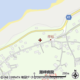 和歌山県東牟婁郡串本町潮岬3678周辺の地図