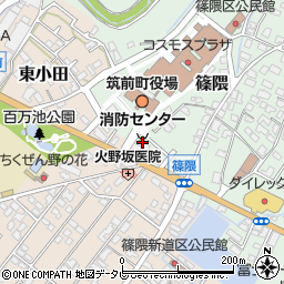 福岡県朝倉郡筑前町篠隈354周辺の地図