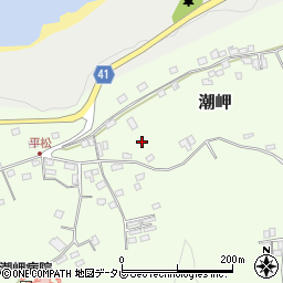 和歌山県東牟婁郡串本町潮岬305周辺の地図
